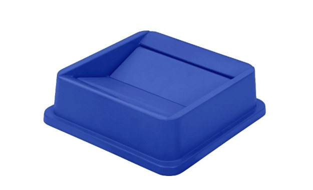 Blue Lid for 23 Gal. Square Container